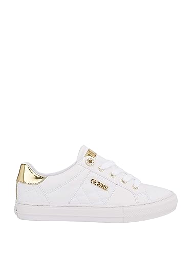 Guess Women's Loven Sneaker, White, 8