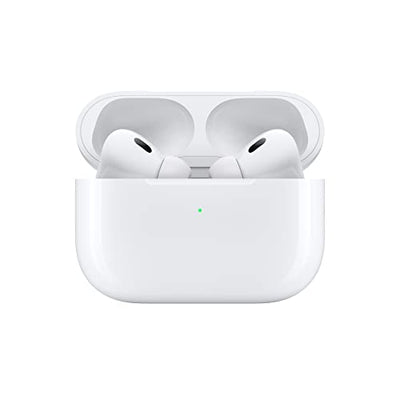 Apple AirPods Pro (2nd Generation) Wireless Ear Buds, Up to 2X More Active Noise Cancelling Bluetooth Headphones, Transparency Mode & Adaptive Audio