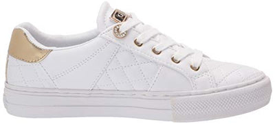Guess Women's Loven Sneaker, White, 8