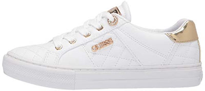 Guess Women's Loven Sneaker, White, 8