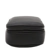 FashionPuzzle Multi Pocket PU Leather Casual Medium Crossbody Bag with Adjustable Strap (Black)
