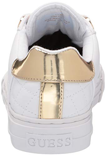 Guess Women's Loven Sneaker, White, 8