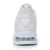 RUMPRA Women Sneakers Lightweight Air Cushion Gym Fashion Shoes Breathable Walking Running Athletic Sport(B-White,US 8