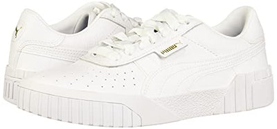 PUMA Women's CALI Sneaker, Puma White-Puma White, 9.5