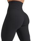 Unthewe High Waisted Butt Lifting Workout Gym Leggings for Women Buttery Soft Athletic Yoga Pants(U816-Black-L)