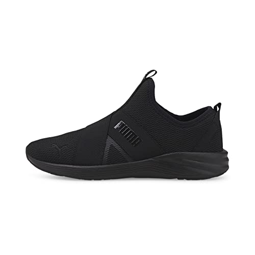 PUMA Women's BETTER FOAM PROWL SLIP-ON Sneaker, Puma Black-Puma Black, 9