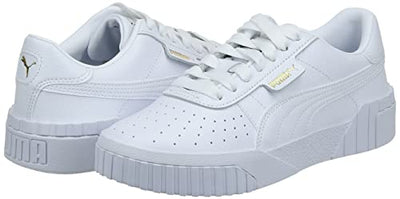 PUMA Women's CALI Sneaker, Puma White-Puma White, 9.5