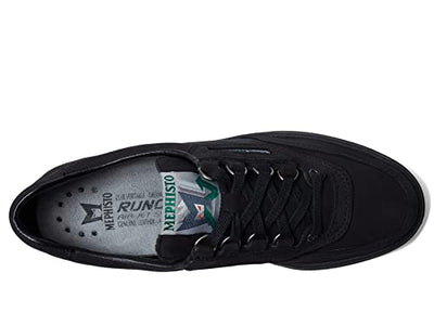 Mephisto Women's Rush Sneaker, Black Nomad, 7.5
