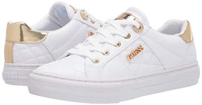 Guess Women's Loven Sneaker, White, 8