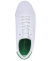 Nautica Men's Colpa Casual Lace-Up Shoe,Classic Tennis Low Top Loafer, Fashion Sneaker-White Green 2 Size-9.5