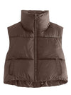 AUTOMET Women's Cropped Puffer Vest Winter Lightweight Sleeveless Warm Outerwear Vests Padded Gilet Jackets Coats Winter Fashion 2023