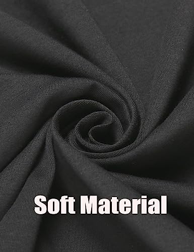 COOFANDY Mens Ruffle Shawl Collar Open Front Lightweight Long Length Drape Cape Overcoat Sweater with Pockets, Black, Medium