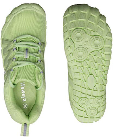 Minimalist Running Shoes for Women Barefoot Shoes Female Ladies Breathable Lightweight Climbing Wide Toe Box Sneakers Green US Size 6 6.5