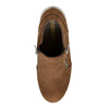 CUSHIONAIRE Women's Hart Hidden Wedge Sneaker +Wide Width Available, Cognac, 11