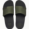 Reef Mens Fanning Slide | Bottle Opener Sandal , Dark Olive, 10
