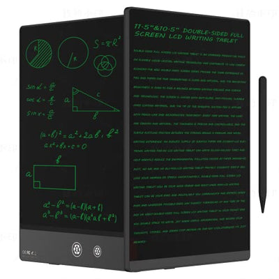 Ksequ LCD Writing Tablet for Adults- 11.5″&10.5″ LCD Writing Tablet Double-Sided Full Screen,Digital Notepad for School,Office,Home,Erasable,Reusable