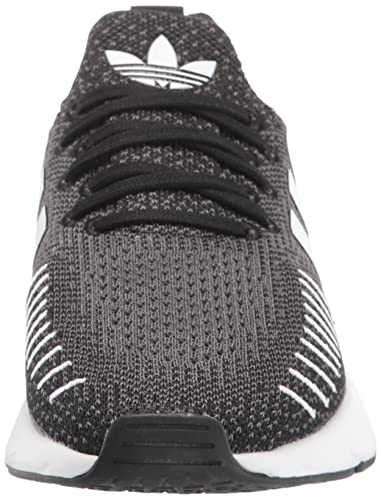 adidas Women's Swift Run 22 Sneaker, Black/White/Grey, 7.5