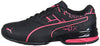 PUMA Women's TAZON 6 GRAPHIC Cross Training Sneaker, Puma Black-Nrgy Rose, 7.5