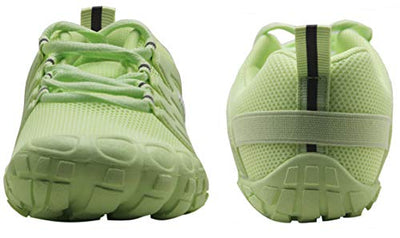 Minimalist Running Shoes for Women Barefoot Shoes Female Ladies Breathable Lightweight Climbing Wide Toe Box Sneakers Green US Size 6 6.5