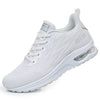 RUMPRA Women Sneakers Lightweight Air Cushion Gym Fashion Shoes Breathable Walking Running Athletic Sport(B-White,US 8