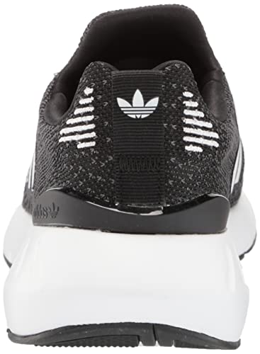 adidas Women's Swift Run 22 Sneaker, Black/White/Grey, 7.5