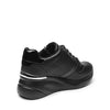 DREAM PAIRS Women Wedge Sneakers Ladies High Heeld Platform Fashion Sneaker Shoes All Black Size 9.5 SDFN2374W