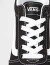 Vans Women’s Ward Platform Canvas Low-Top Sneakers, Black ((Canvas) Black/White 187), 4.5 UK