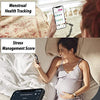 Fitbit Luxe Wellness & Fitness Tracker (Lunar White) with Heart Rate Monitor, Sleep Tracker, Bundle with 2 Watch Bands, 3.3foot Charge Cable, Wall Adapter, Screen Shield & PremGear for Fitbit