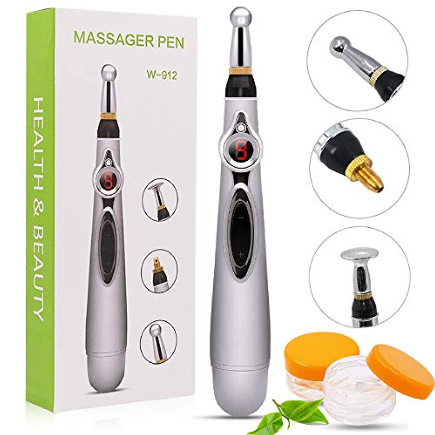 Electronic Acupuncture Pen, Electric Meridians Laser Pen Massager Relief Pain Tool