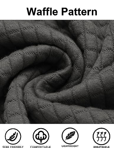 COOFANDY Mens Fashion Hoodies Sweatshirt Casual Long Sleeve Hooded Sweaters Pullover Winter Clothes for Men Dark Gray