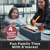 Houswise Tabletop Fire Pit, Portable Fire Pit Bowl, Indoor Smores Maker, Table Top Firepit, Outdoor Indoor Fire Pit Tabletop, Indoor Fireplace, Mini Tabletop Fireplace, Decor Housewarming Gifts