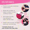 Hollywood Fashion Secrets Fashion Tape Tin, Checklane (Upright) 36 ct Double Sided Apparel Tape