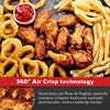 Emeril Lagasse Everyday 360 Air Fryer, 360° Quick Cook Technology, XL capacity,12 Pre-Set Cooking Functions including Bake, Rotisserie. Broil, Pizza, Slow Cook, Toaster and Much More, Stainless Steel
