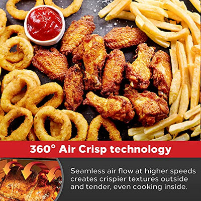 Emeril Lagasse Everyday 360 Air Fryer, 360° Quick Cook Technology, XL capacity,12 Pre-Set Cooking Functions including Bake, Rotisserie. Broil, Pizza, Slow Cook, Toaster and Much More, Stainless Steel