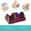Best Choice Products Foot Massager Machine Shiatsu Foot Massager, Therapeutic Reflexology Kneading and Rolling for Feet, Ankle, High Intensity Rollers, Remote, Control, LCD Screen - Burgundy