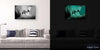 Startonight Canvas Wall Art Black and White Abstract Couple Adam and Eve, Framed Quantic Home Decor for Living Room 32" x 48"
