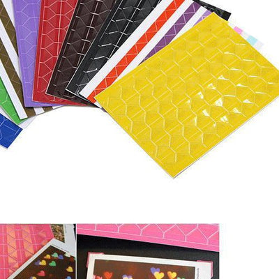 Scrapbook Corner Sticker PVC Colorful Paper
