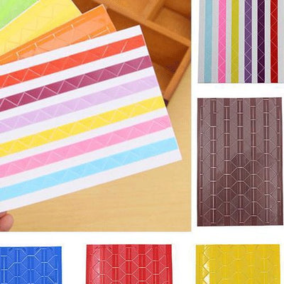 Scrapbook Corner Sticker PVC Colorful Paper