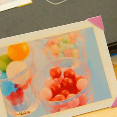 Scrapbook Corner Sticker PVC Colorful Paper