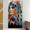 Modern Wall Art Prints Native American Indian Girl