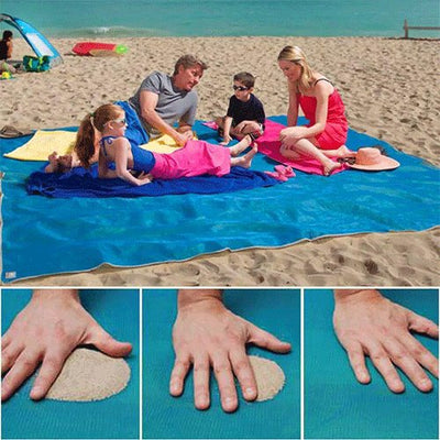 Portable Sand Free Beach Mat Anti-slip Sand Rug Outdoor