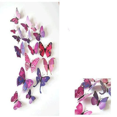 PVC Wall Stickers Magnet Butterflies Home Decor Poster