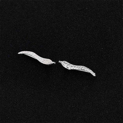 Women Simple Gold Silver Black Earring