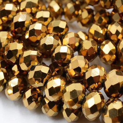 3*4mm 145pcs Rondelle Austria Faceted Crystal Glass Beads