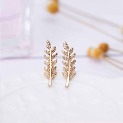 Women Simple Gold Silver Black Earring