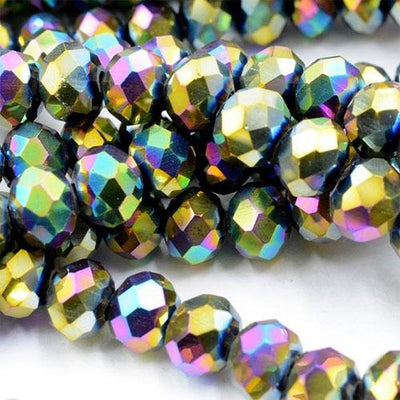 3*4mm 145pcs Rondelle Austria Faceted Crystal Glass Beads