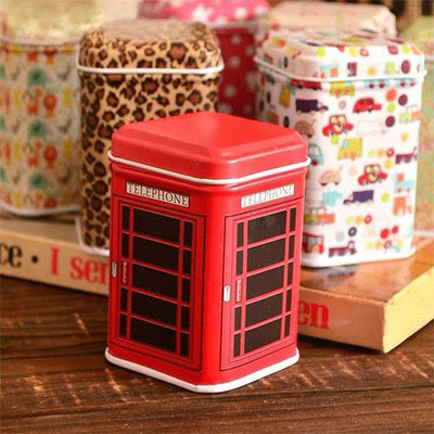 Metal Candy Trinket Tin Jewelry Iron Tea Coin Storage Square Box