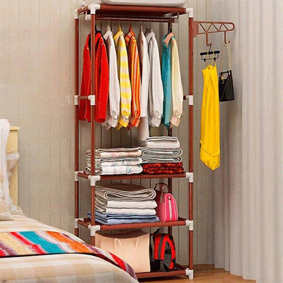 Coat Rack Floor Standing Clothes Hanging Storage Bedroom Furniture
