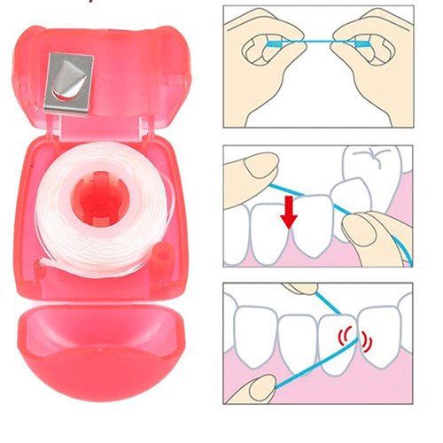 Portable Dental Flosser Oral Care Essential Floss