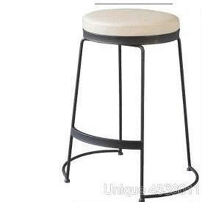 Iron Fashion Coffee Chair Gold High Stool